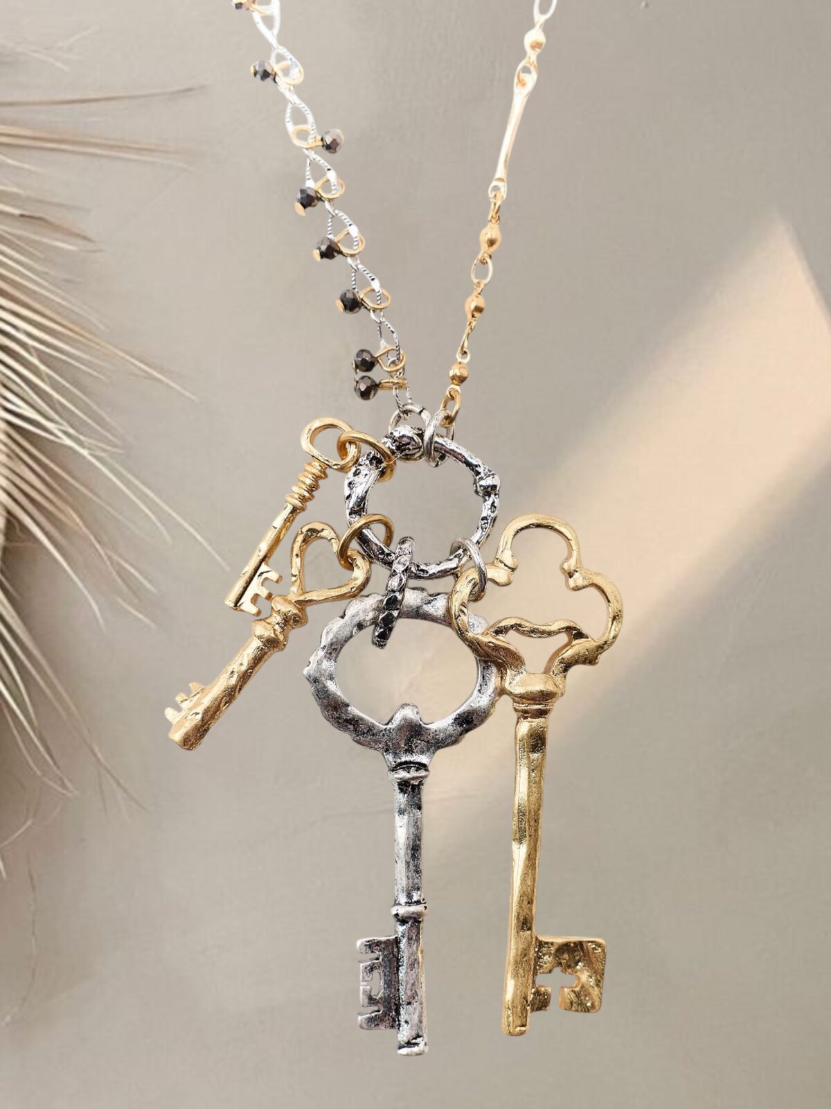 ZRA Modell Sisi Çoklu Silver Gold Kolye